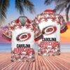 Carolina Hurricanes Tropical Sunset Hawaiian Shirt