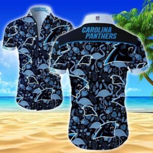 Carolina Panthers Basic V2 NFL Football Team Hawaiian Shirt