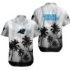 Carolina Panthers Coconut Tree NFL Football Team Hawaiian Shirt