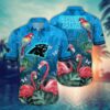Carolina Panthers Flamingo NFL Football Team Hawaiian Shirt