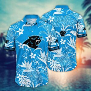 Carolina Panthers Forest NFL Football Team Hawaiian Shirt