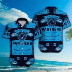 Carolina Panthers King Of Football NFL Football Team Hawaiian Shirt