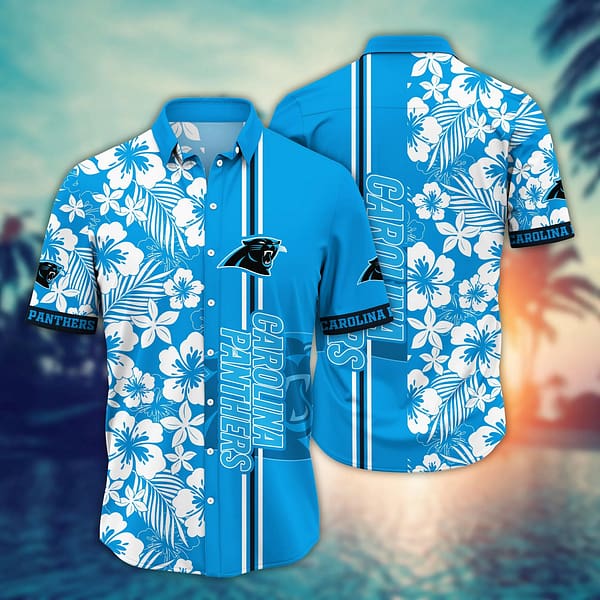 Carolina Panthers Natural NFL Football Team Hawaiian Shirt Carolina Panthers Natural NFL Football Team Hawaiian Shirt