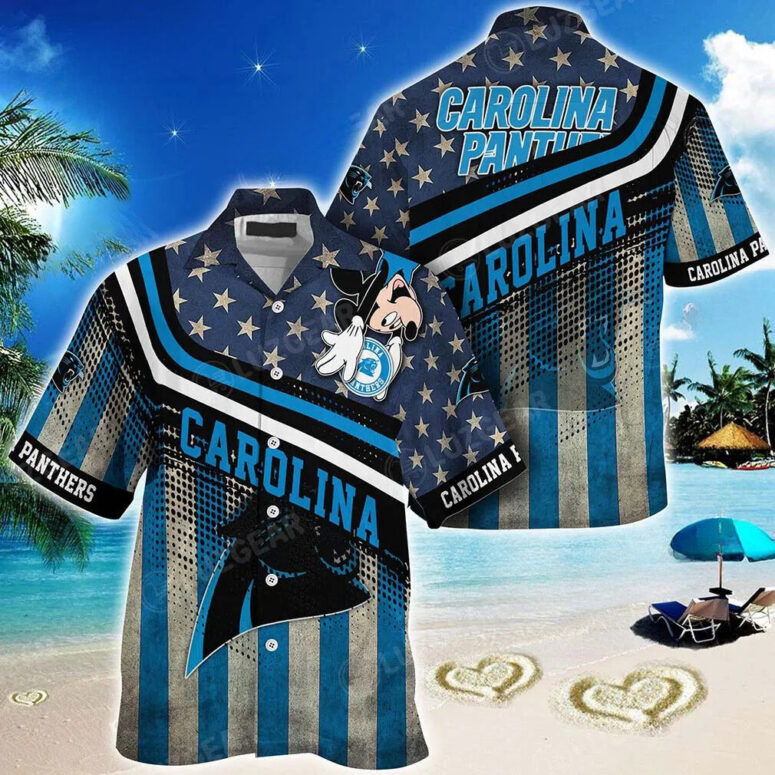 Carolina Panthers Panther Pride Aloha Shirt Carolina Panthers Panther Pride Aloha Shirt