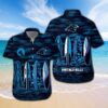 Carolina Panthers Surfing NFL Football Team Hawaiian Shirt