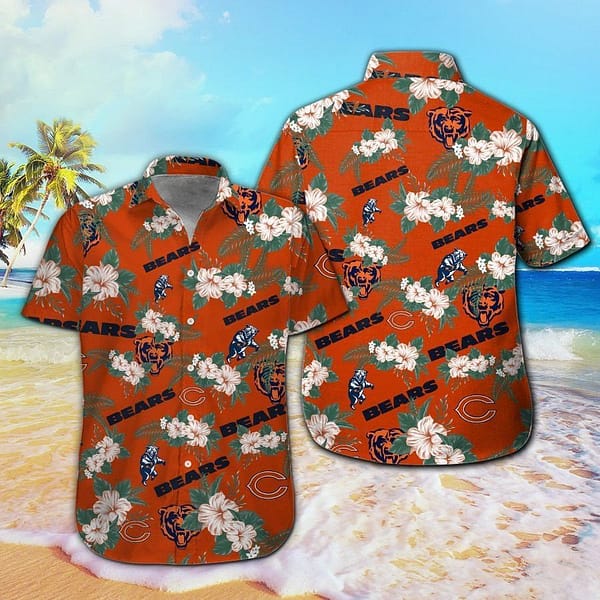 Chicago Bears Aloha NFL Football Team Hawaiian Shirt Chicago Bears Aloha NFL Football Team Hawaiian Shirt