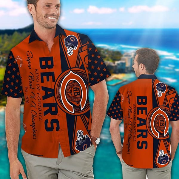 Chicago Bears Est 1920 NFL Football Team Hawaiian Shirt Chicago Bears Est 1920 NFL Football Team Hawaiian Shirt