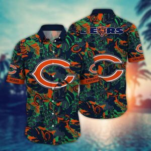 Chicago Bears Forest NFL Football Team Hawaiian Shirt