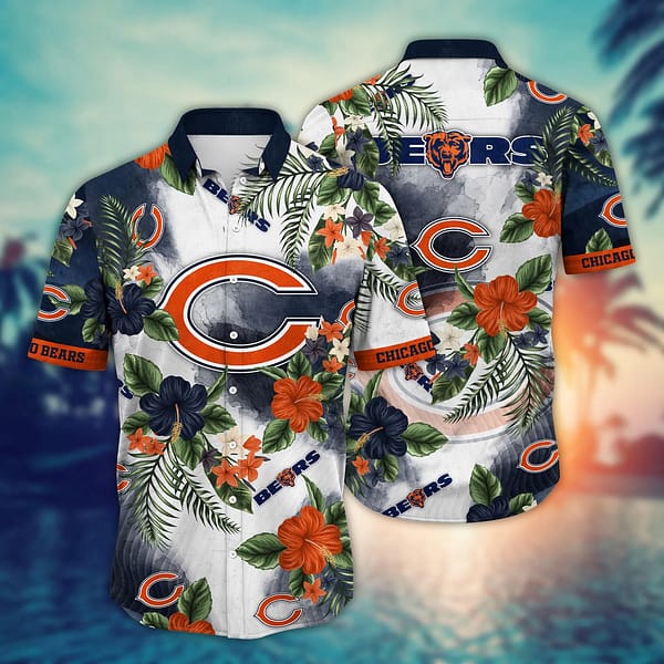 Chicago Bears July Time NFL Football Team Hawaiian Shirt Chicago Bears July Time NFL Football Team Hawaiian Shirt