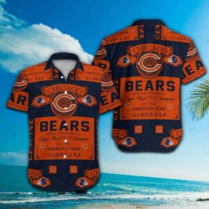 Chicago Bears King Of Football NFL Football Team Hawaiian Shirt
