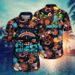 Chicago Bears Summer NFL Football Team Hawaiian Shirt