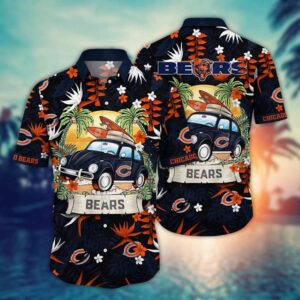 Chicago Bears Vacation NFL Football Team Hawaiian Shirt