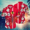 Chicago Blackhawks Daisy Stripe Hawaiian Shirt