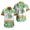 Chicago Blackhawks Golden Bloom Hawaiian Shirt