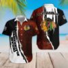 Chicago Blackhawks Rugged Split Hawaiian Shirt
