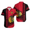 Chicago Blackhawks Urban Stripe Hawaiian Shirt
