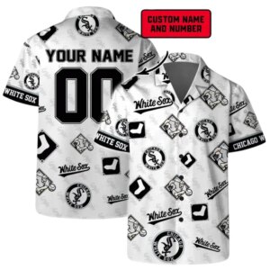 Chicago White Sox Custom Name And Number Hawaiian Shirt