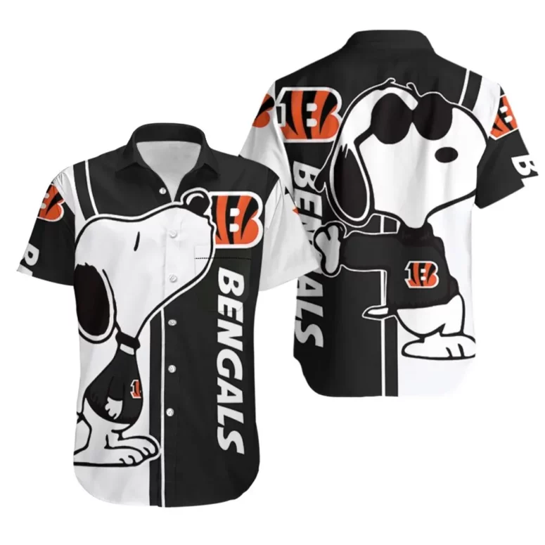 Cincinnati Bengals Snoopy Classic Hawaiian Shirt Cincinnati Bengals Snoopy Classic Hawaiian Shirt