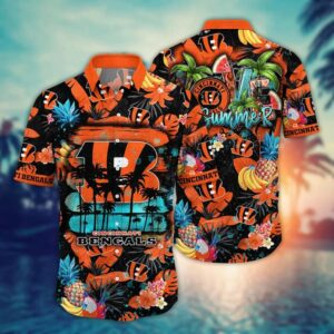 Cincinnati Bengals Summer NFL Football Team Hawaiian Shirt
