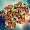Cincinnati Bengals Tropical Forests NFL Football Team Hawaiian Shirt