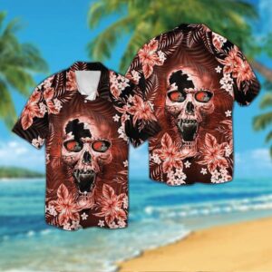 Cleveland Browns Calavera NFL Football Team Hawaiian Shirt