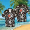 Cleveland Browns Calavera V3 NFL Football Team Hawaiian Shirt