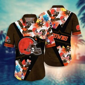 Cleveland Browns Hot Summer NFL Football Team Hawaiian Shirt