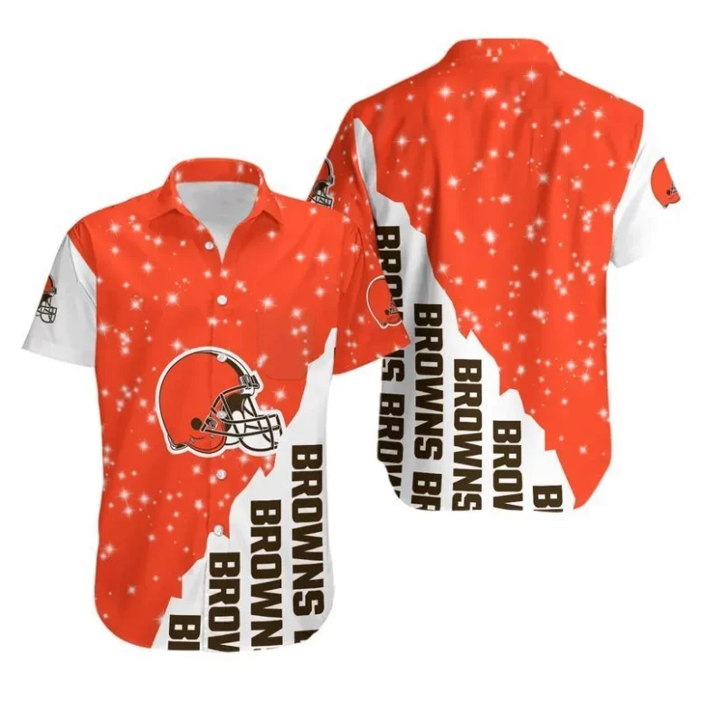 Cleveland Browns Starry Night Hawaiian Shirt Cleveland Browns Starry Night Hawaiian Shirt
