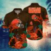 Cleveland Browns Summer Plants NFL Football Team Hawaiian Shirt