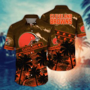 Cleveland Browns Sunkissed NFL Football Team Hawaiian Shirt