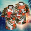 Cleveland Browns Tropical Nature NFL Football Team Hawaiian Shirt