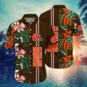 Cleveland Browns Warm Days NFL Football Team Hawaiian Shirt