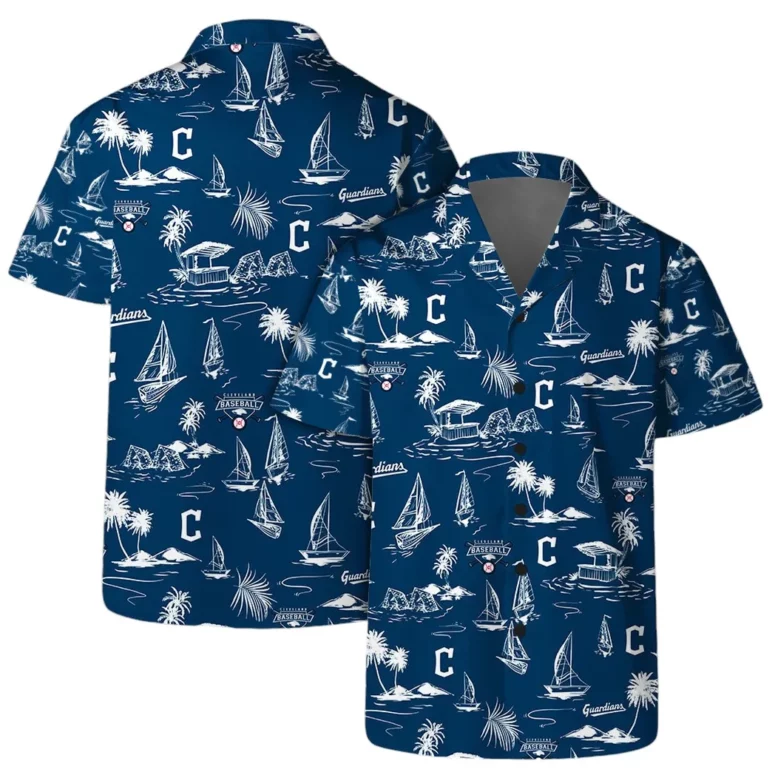 Cleveland Guardians Nautical Adventure Hawaiian Shirt Cleveland Guardians Nautical Adventure Hawaiian Shirt