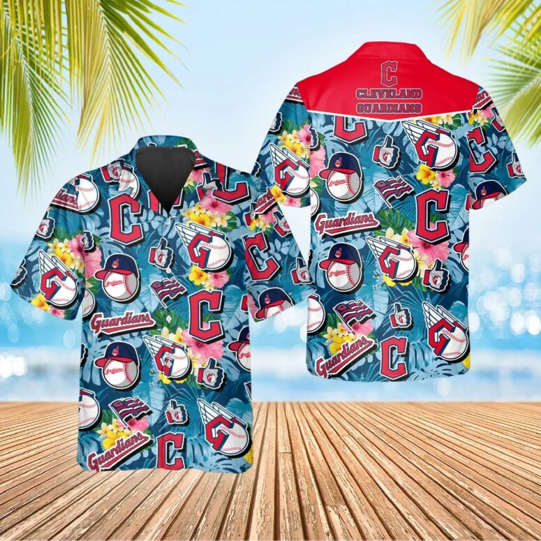 Cleveland Guardians Skeleton Spirit Hawaiian Shirt Cleveland Guardians Skeleton Spirit Hawaiian Shirt