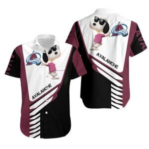 Colorado Avalanche Snoopy Vibes Hawaiian Shirt