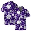 Colorado Rockies Baseball Sketch Hawaiian Shirt
