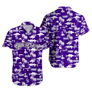 Colorado Rockies Island Getaway Hawaiian Shirt