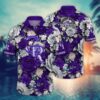 Colorado Rockies Purple Bloom Hawaiian Shirt