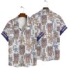 Colorado Rockies Tiki Floral Hawaiian Shirt