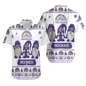 Colorado Rockies Winter Gnome Hawaiian Shirt