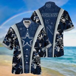 Dallas Cowboys Basic V12 NFL Football Team Hawaiian Shirt