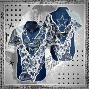 Dallas Cowboys Basic V7 NFL Football Team Hawaiian Shirt