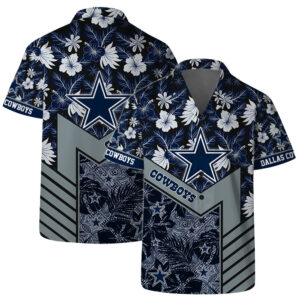 Dallas Cowboys Basic V8 NFL Football Team Hawaiian Shirt
