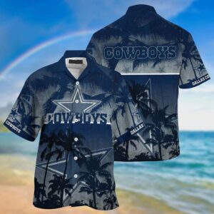 Dallas Cowboys Beach Time NFL Football Team Hawaiian Shirt