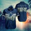 Dallas Cowboys Big Leaves NFL Football Team Hawaiian Shirt