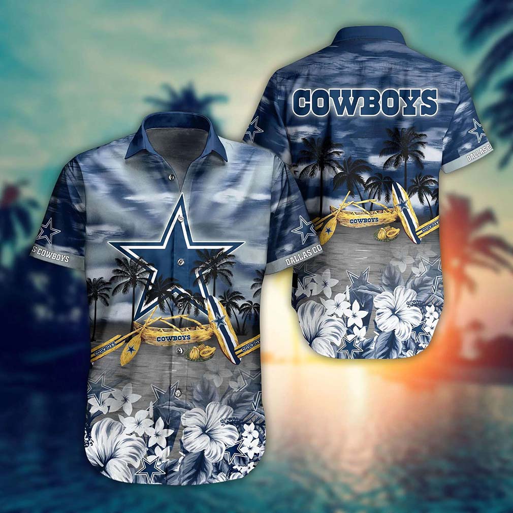 Dallas Cowboys Boat and Oars NFL Football Team Hawaiian Shirt Dallas Cowboys Boat and Oars NFL Football Team Hawaiian Shirt