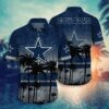 Dallas Cowboys By The Seaside NFL Football Team Hawaiian Shirt
