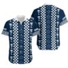 Dallas Cowboys Checkered Pattern NFL Football Team Hawaiian Shirt