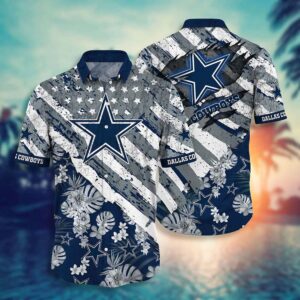 Dallas Cowboys Flag US NFL Football Team Hawaiian Shirt