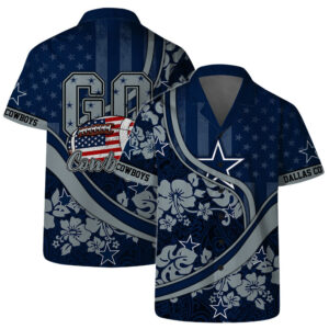 Dallas Cowboys Go America NFL Football Team Hawaiian Shirt